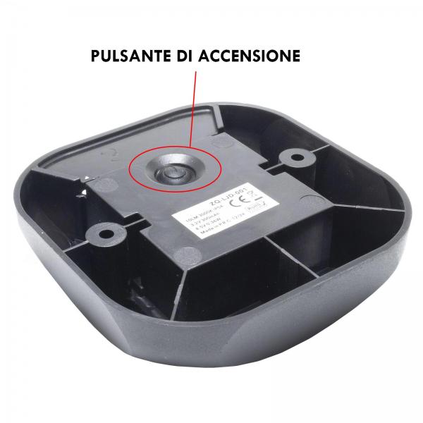 Segnapassi LED con interruttore