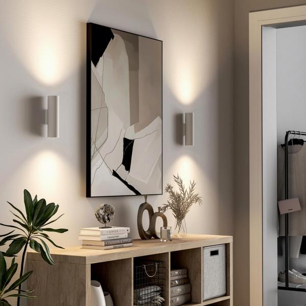 Applique bianco luce parete