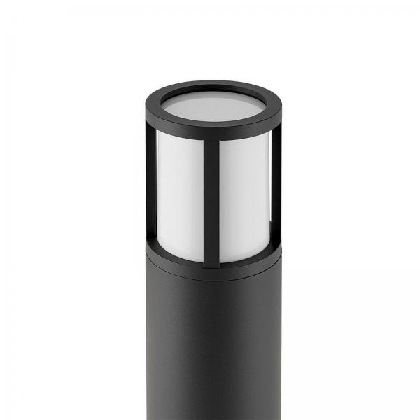 Lampione corten luce esterni